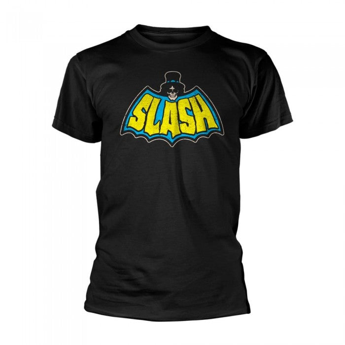 Front - Slash Unisex Adult Bat Logo T-Shirt