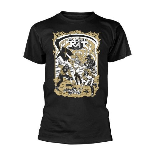 Front - Castle Rat Unisex Adult Dragon Portal T-Shirt