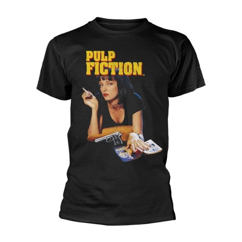 Front - Pulp Fiction Unisex Adult Mia Cut Out T-Shirt