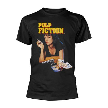 Front - Pulp Fiction Unisex Adult Mia Cut Out T-Shirt