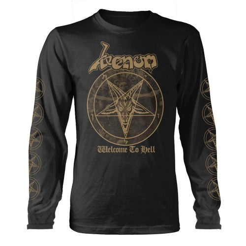 Front - Venom Unisex Adult Welcome To Hell Long-Sleeved T-Shirt