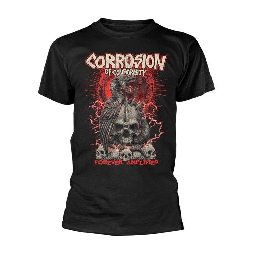 Front - Corrosion Of Conformity Unisex Adult Forever Amplified Tour 2025 T-Shirt