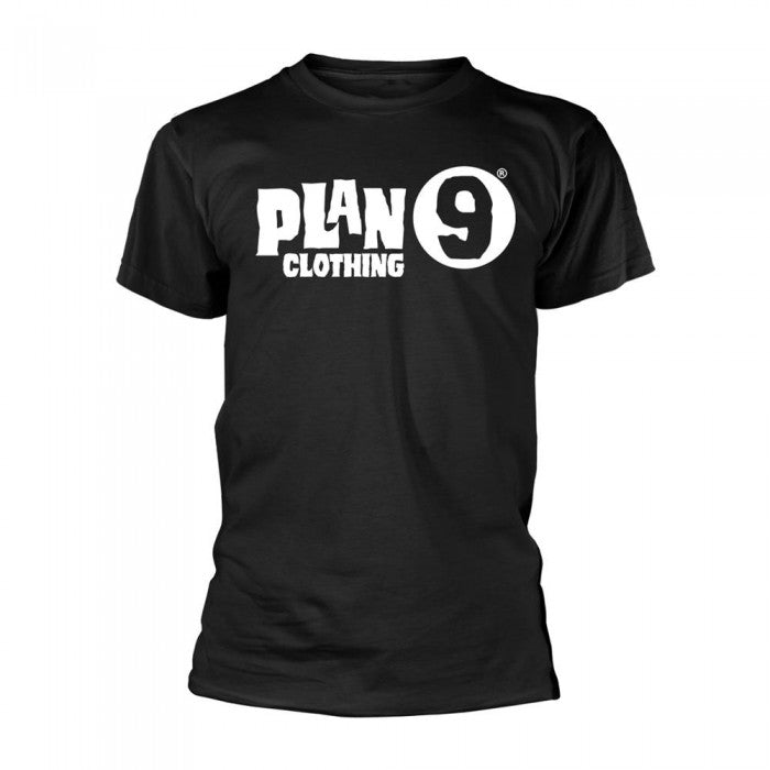 Front - Plan 9 Unisex Adult Logo T-Shirt