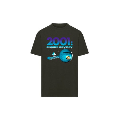 Front - 2001 A Space Odyssey Unisex Adult Spaceship T-Shirt