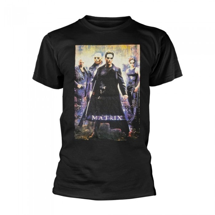 Front - The Matrix Unisex Adult Poster T-Shirt