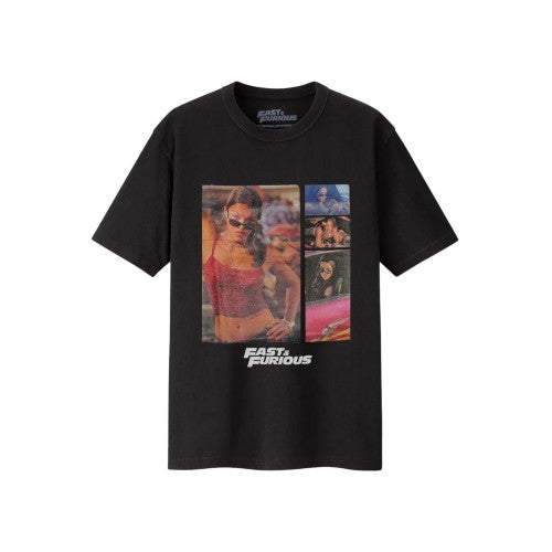 Front - Fast & Furious Unisex Adult Pose T-Shirt