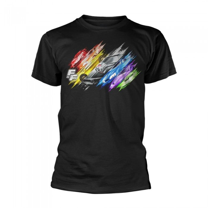 Front - Fast & Furious Unisex Adult Crew Comp T-Shirt