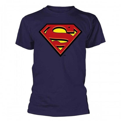 Front - Superman Unisex Adult Logo T-Shirt