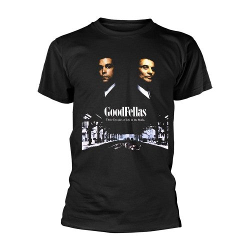 Front - Goodfellas Unisex Adult Movie Poster T-Shirt