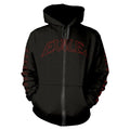 Front - Evile Unisex Adult Hell Unleashed Full Zip Hoodie
