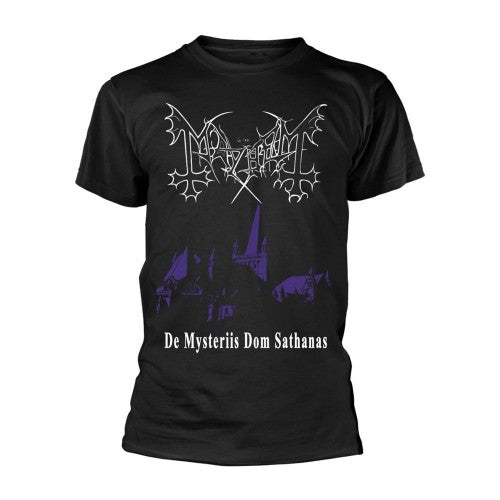 Front - Mayhem Unisex Adult De Mysteriis Dom Sathanas Back Print T-Shirt