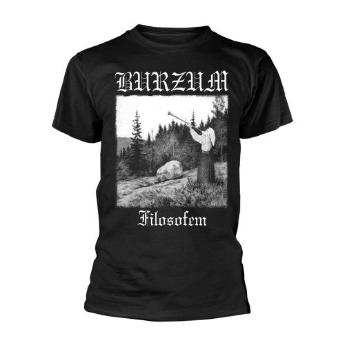 Front - Burzum Unisex Adult Filosofem 2018 Back Print T-Shirt