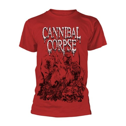 Front - Cannibal Corpse Unisex Adult Pile Of Skulls 2018 T-Shirt