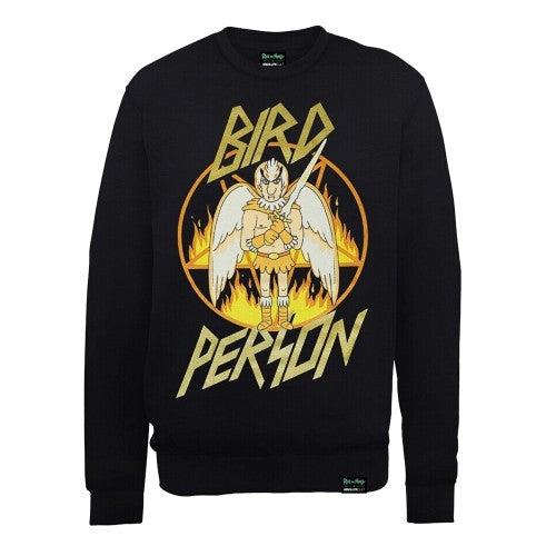 Front - Rick And Morty Unisex Adult Bird Person Absolute Cult Sweatshirt