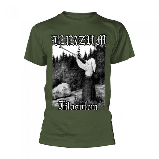 Front - Burzum Unisex Adult Filosofem T-Shirt