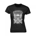 Front - Babymetal Womens/Ladies Skull And Crossbones T-Shirt