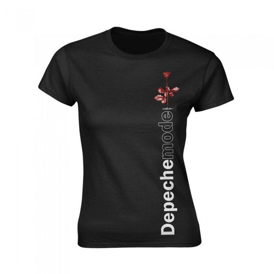 Front - Depeche Mode Womens/Ladies Violator Side Rose T-Shirt