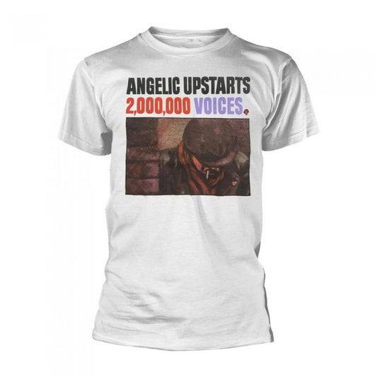 Front - Angelic Upstarts Unisex Adult 2,000,000 Voices T-Shirt