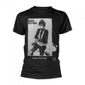 Front - Bob Dylan Unisex Adult Guitar T-Shirt