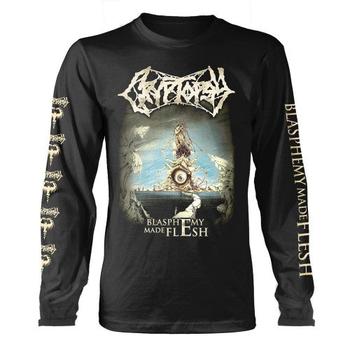 Front - Cryptopsy Unisex Adult Blasphemy Made Flesh T-Shirt
