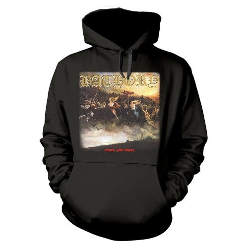 Front - Bathory Unisex Adult Blood Fire Death Hoodie