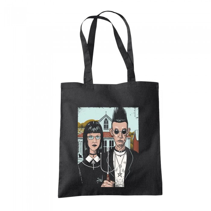 Front - Vincent Trinidad American Goth Tote Bag