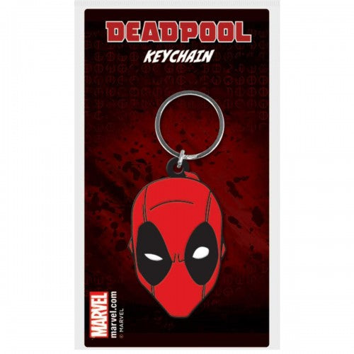 Front - Deadpool Face Keyring