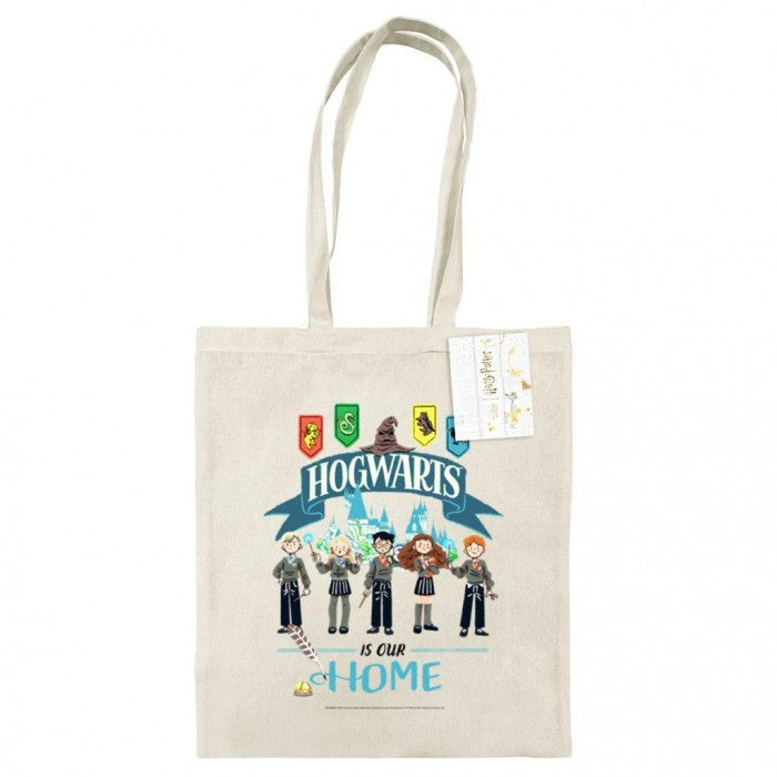Front - Harry Potter Hogwarts Is Our Home Tote Bag