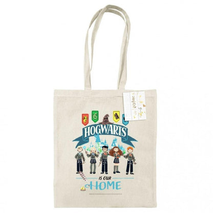 Front - Harry Potter Hogwarts Is Our Home Tote Bag
