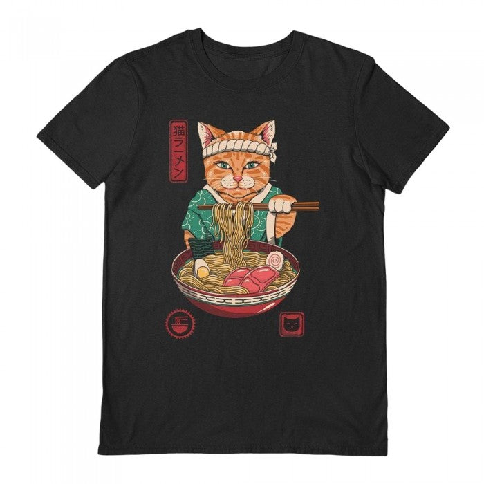 Front - Vincent Trinidad Unisex Adult Neko Ramen T-Shirt