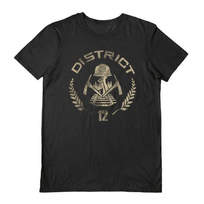 Front - Hunger Games Unisex Adult District 12 T-Shirt