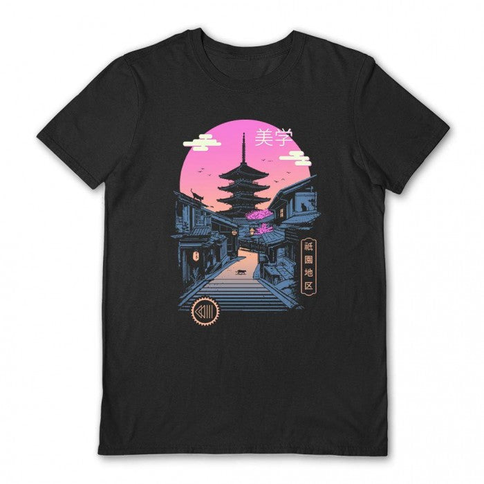 Front - Vincent Trinidad Unisex Adult Pagoda Wave Aesthetics T-Shirt