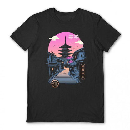 Front - Vincent Trinidad Unisex Adult Pagoda Wave Aesthetics T-Shirt