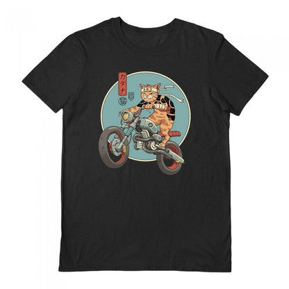 Front - Vincent Trinidad Unisex Adult Catana Motorcycle T-Shirt