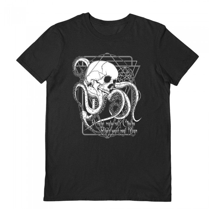Front - Von Kowen Unisex Adult Cthulhu Waits Dreaming T-Shirt