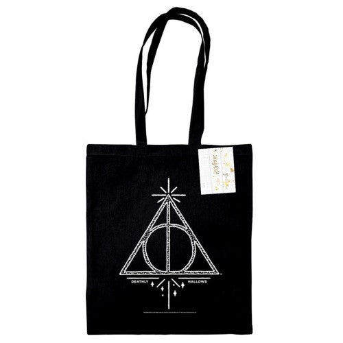 Front - Harry Potter Deathly Hallows Tote Bag