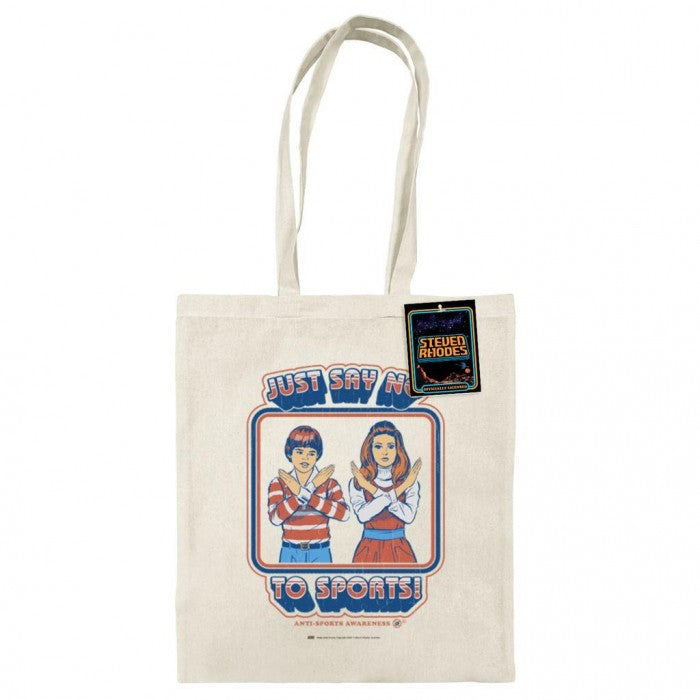 Front - Steven Rhodes Just Say No To Sports Tote Bag