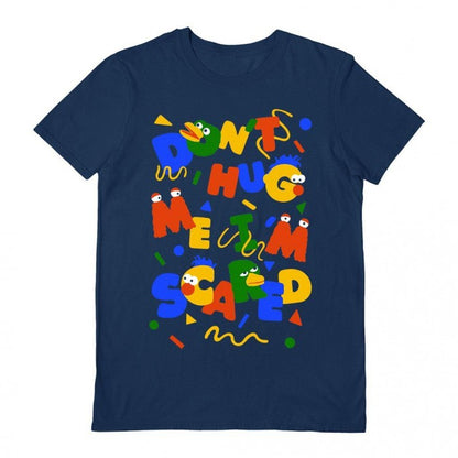 Front - Don´t Hug Me I´m Scared Unisex Adult Text T-Shirt