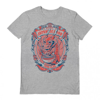 Front - Ilustrata Unisex Adult Japanese Food Club T-Shirt