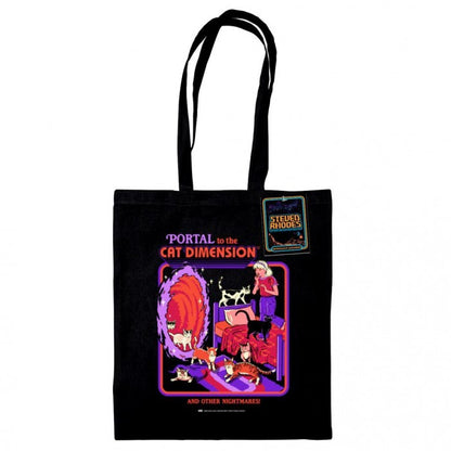 Front - Steven Rhodes Portal To The Cat Dimension Tote Bag