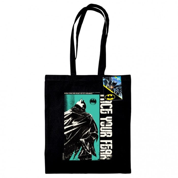 Front - Batman Face Your Fear Tote Bag