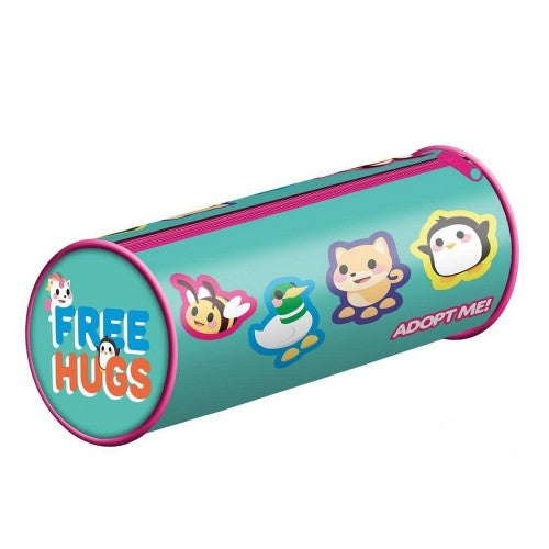 Front - Adopt Me Core Hello Love Hugs Barrel Pencil Case