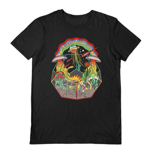Front - Letter Shoppe Unisex Adult Embrace the Weird T-Shirt