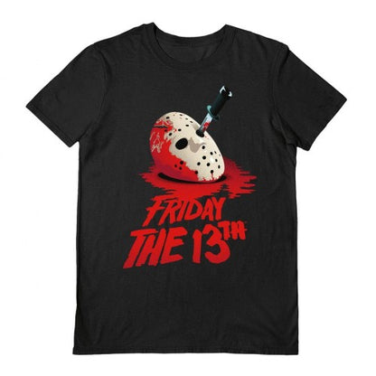 Front - Friday The 13th Unisex Adult Mask T-Shirt