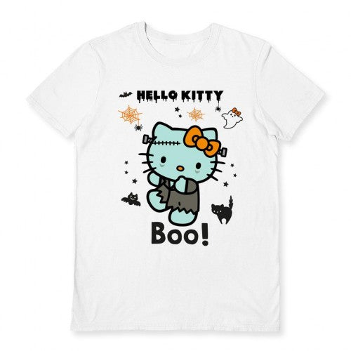 Front - Sanrio Unisex Adult Boo Hello Kitty T-Shirt