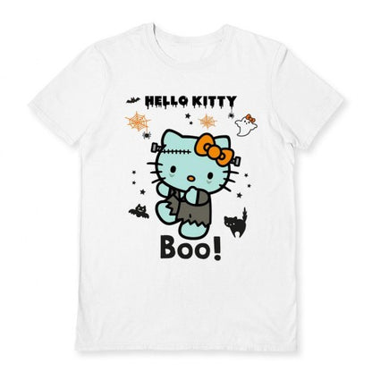Front - Sanrio Unisex Adult Boo Hello Kitty T-Shirt