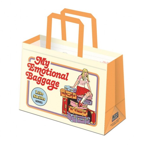 Front - Steven Rhodes My Emotional Baggage Reusable Tote Bag