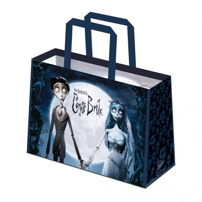 Front - Corpse Bride Emily & Victor Reusable Tote