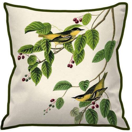 Front - John James Audubon Carbonated Warbler Cushion