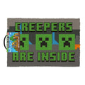 Front - Minecraft Creepers Are Inside Coir Door Mat